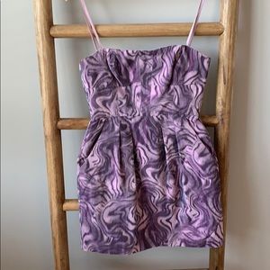 BCBG MAXAZRIA Strapless dress w/ pockets